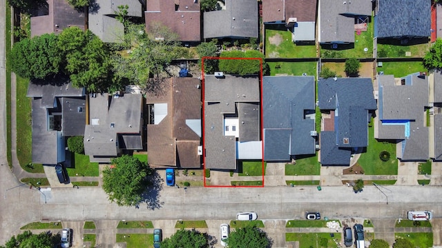 6430 Grandvale Dr, Houston, TX 77072 - bird's eye view with a residential view
