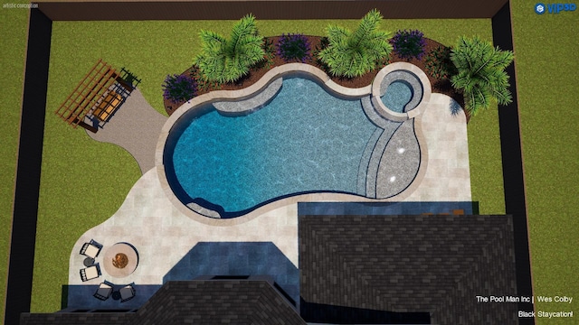 view of pool
