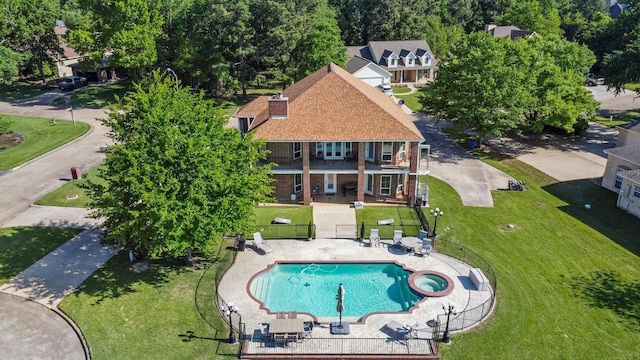 2906 Penninsula Pt, Montgomery, TX 77356 - view of subject property featuring a pool