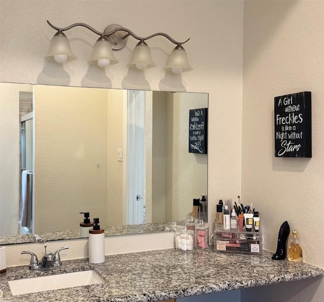 bathroom with a sink