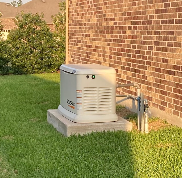 271 Spotted Saddle Ct, The Woodlands, TX 77382 - exterior details featuring brick siding and a power unit