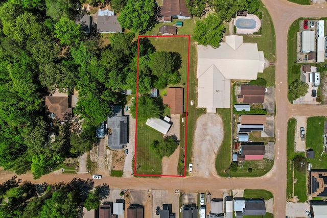 birds eye view of property featuring a residential view