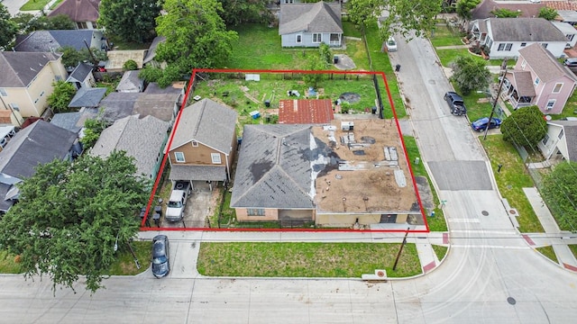 7846 Dayton St, Houston, TX 77012 - birds eye view of property with a residential view
