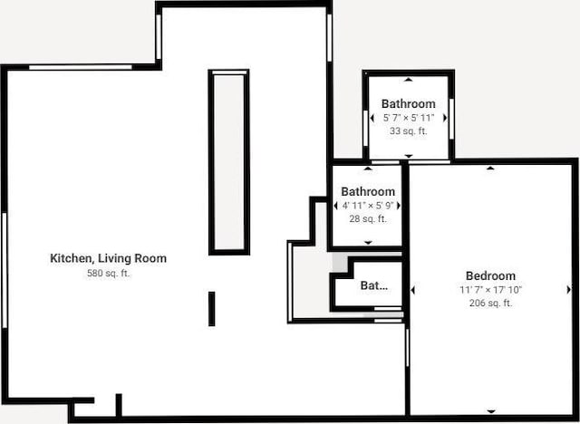 12500 Melville Dr Unit 211, Montgomery, TX 77356 - view of room layout