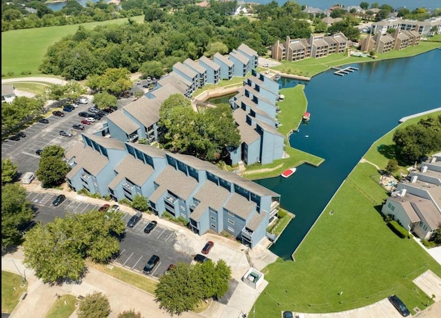 12500 Melville Dr Unit 211, Montgomery, TX 77356 - aerial view of property and surrounding area with a nearby body of water