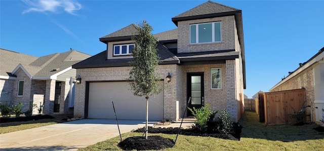 5823 Starling Dr, Baytown, TX 77521 - view of front of home with brick siding, driveway, and a shingled roof