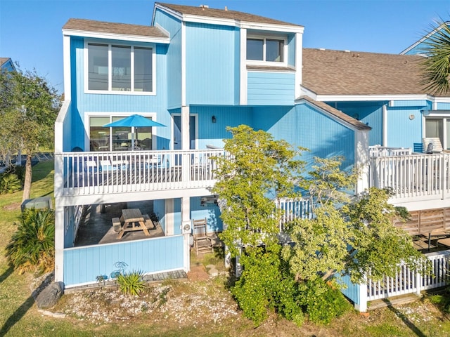 view of rear view of house