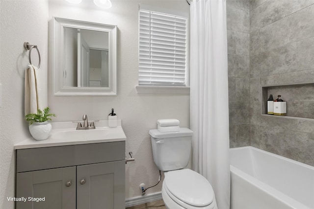 15882 Sycamore Dr, Willis, TX 77356 - full bath featuring vanity, toilet, and shower / tub combo