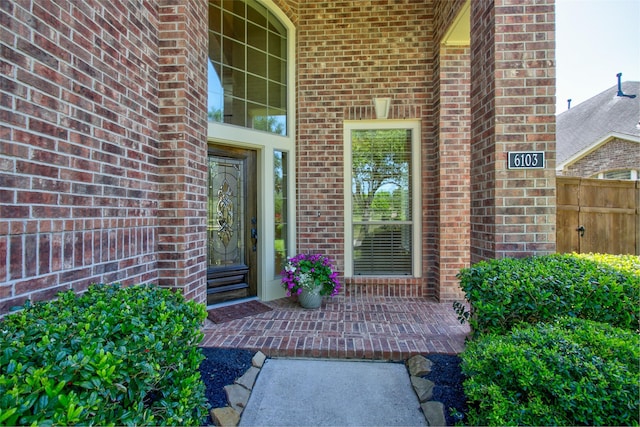 6103 Silver Thistle Ln, Fulshear, TX 77441 - entrance to property with brick siding