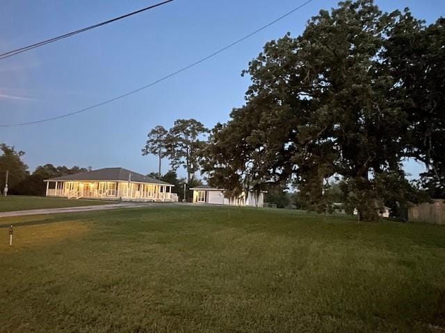 view of yard