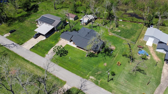 drone / aerial view featuring a residential view
