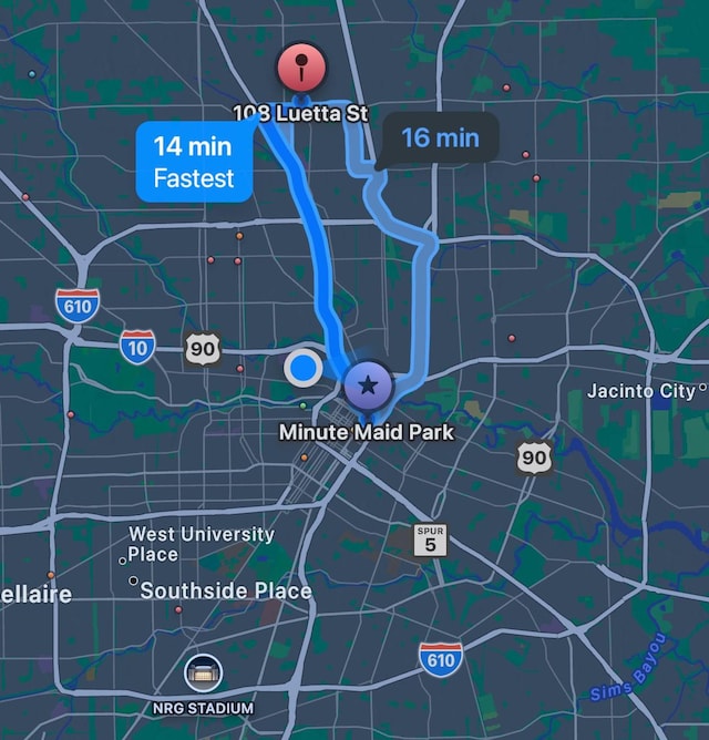 108 Luetta St, Houston, TX 77076 - map location