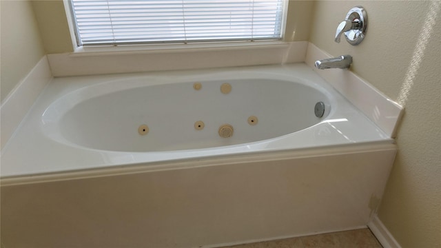 13411 Sarento Vlg, Sugar Land, TX 77498 - full bath with a healthy amount of sunlight and a whirlpool tub