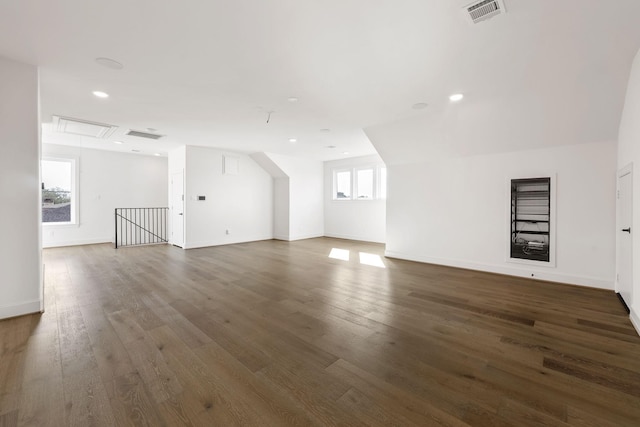 3714 Grennoch Ln, Houston, TX 77025 - bonus room with attic access, wood finished floors, baseboards, and recessed lighting