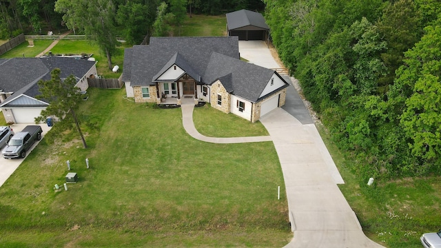 aerial view