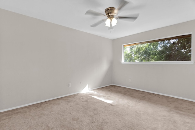 3142 La Quinta Dr, Missouri City, TX 77459 - unfurnished room featuring baseboards, carpet floors, and ceiling fan