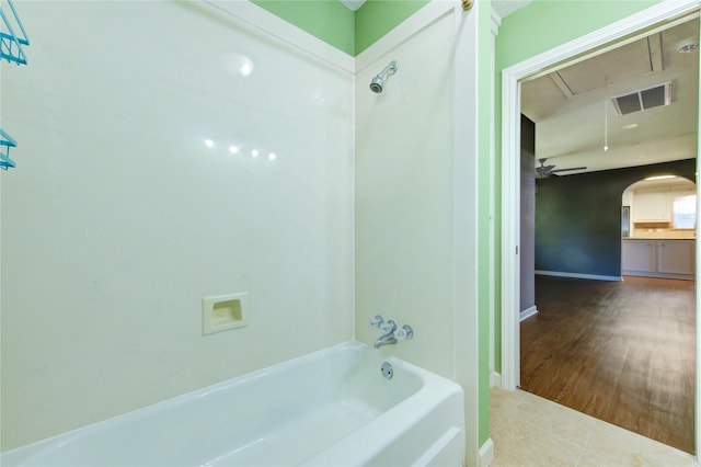 811 Strange Dr, Richmond, TX 77406 - bathroom featuring visible vents, tile patterned floors, and baseboards