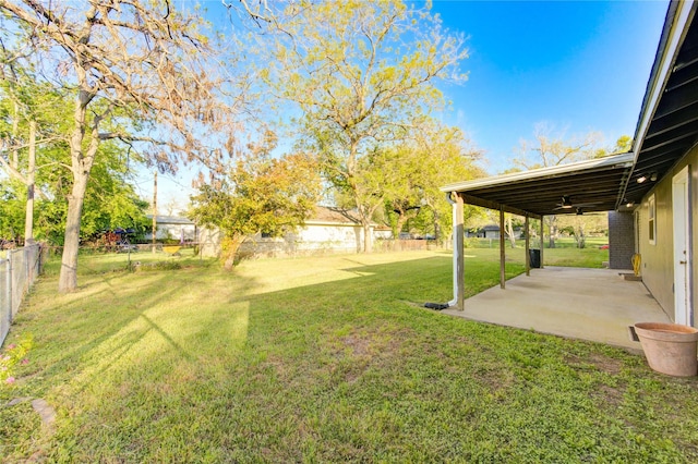 811 Strange Dr, Richmond, TX 77406 - view of yard with a patio area and a fenced backyard