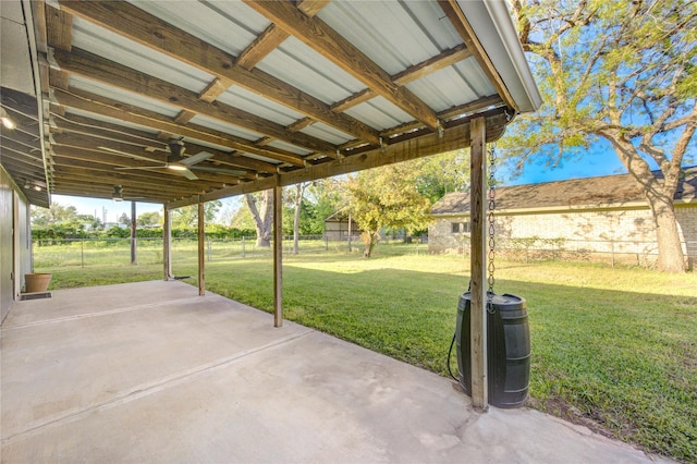811 Strange Dr, Richmond, TX 77406 - view of patio featuring fence