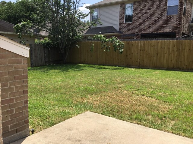 4810 N Pine Brook Way, Houston, TX 77059 - view of yard featuring a patio
