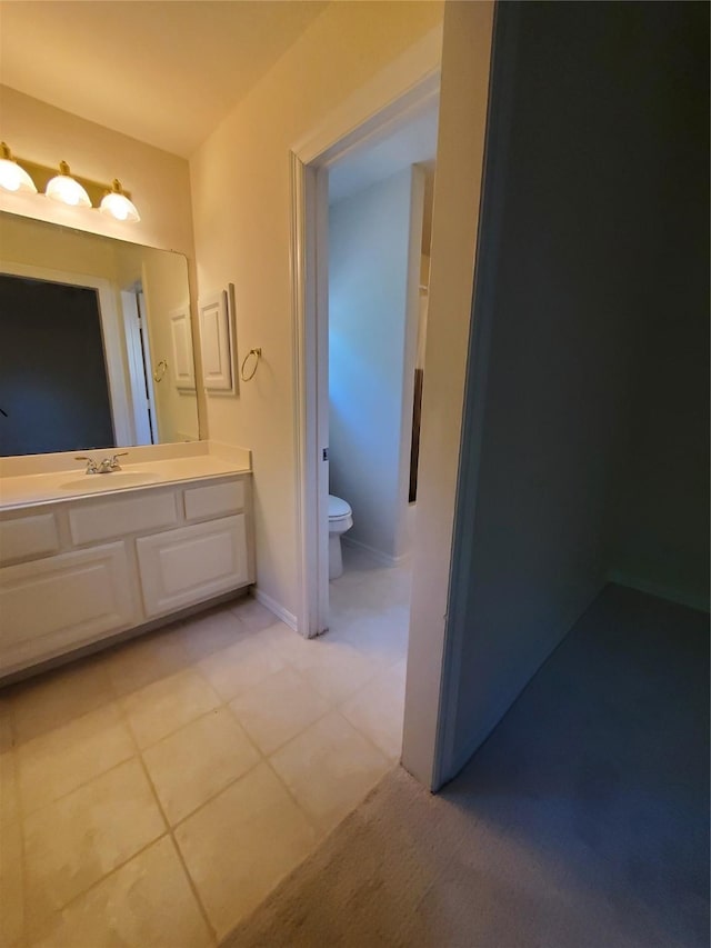 4810 N Pine Brook Way, Houston, TX 77059 - bathroom featuring vanity and tile patterned floors