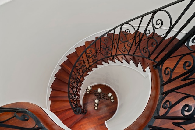 view of stairs