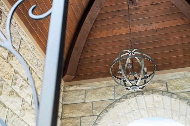 view of details