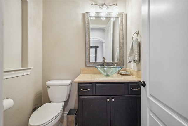 5924 Oak Leaf Ct, Conroe, TX 77304 - half bath with vanity and toilet