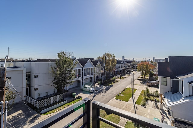 exterior space featuring a residential view