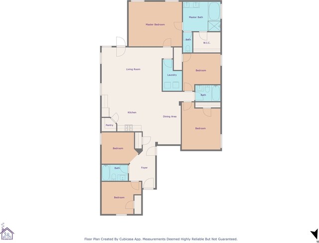 1634 William Scott St, Baytown, TX 77523 - floor plan / room layout