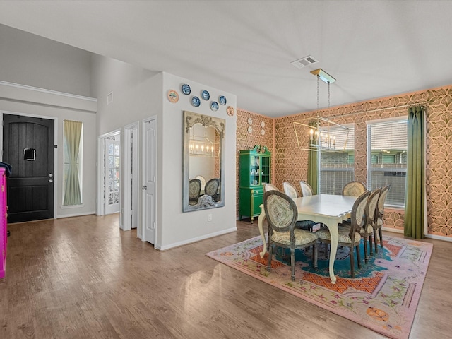 1800 Bright Way Ln, Dickinson, TX 77539 - dining space featuring wood finished floors and baseboards