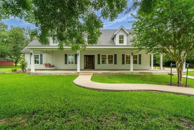 2350 Hewitt St, League City, TX 77573 - view of front of property with a front lawn and covered porch