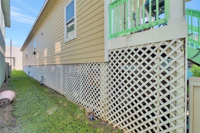 4210 Church St, Galveston, TX 77550 - view of property exterior with a lawn