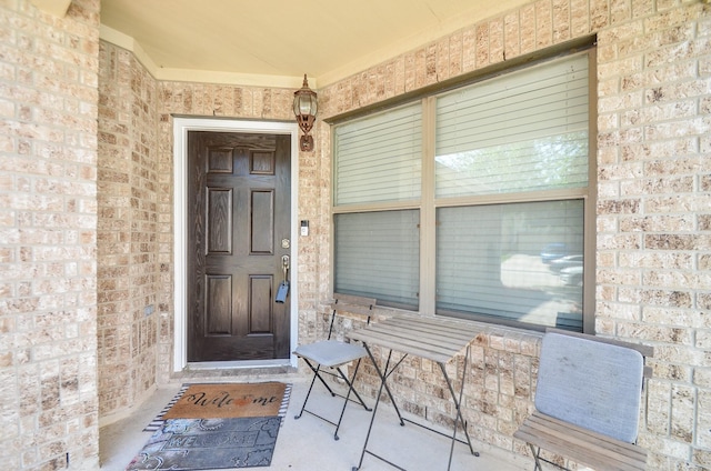 9518 Prairie Dale Ct, Houston, TX 77075 - doorway to property featuring brick siding