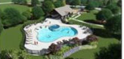 12111 Willow Hollow Ln, Baytown, TX 77523 - drone / aerial view of a pool area