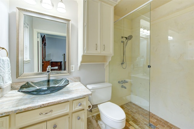 16123 Chasemore Dr, Spring, TX 77379 - full bath with walk in shower, vanity, and toilet