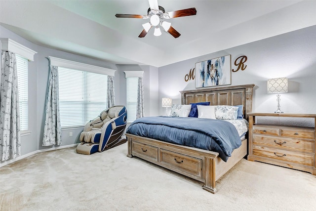 2011 Wembley Way, Rosenberg, TX 77471 - carpeted bedroom with baseboards and ceiling fan