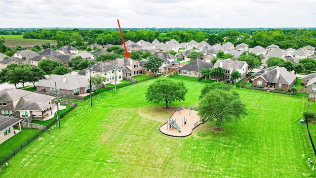 2011 Wembley Way, Rosenberg, TX 77471 - bird's eye view with a residential view
