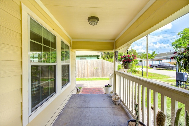 view of patio / terrace featuring a porch