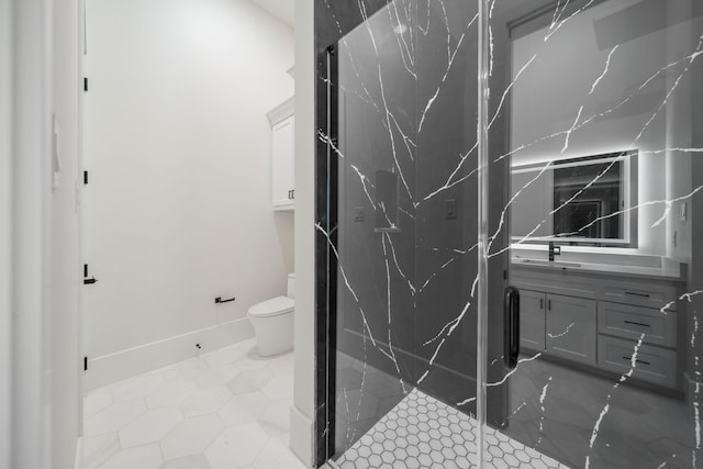 4458 Lily Bean, Montgomery, TX 77316 - bathroom featuring tile patterned floors, toilet, and vanity