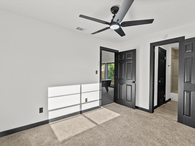 11506 Kirkhollow Dr, Houston, TX 77089 - unfurnished bedroom featuring carpet flooring, baseboards, and ceiling fan