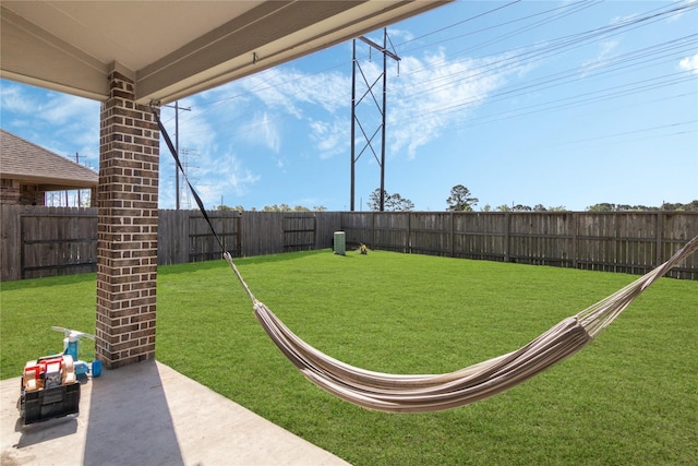 2736 Ahnya Ln, League City, TX 77573 - view of yard featuring a patio