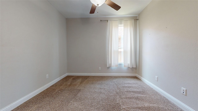 2135 Llerena Ln, League City, TX 77573 - carpeted empty room with ceiling fan and baseboards