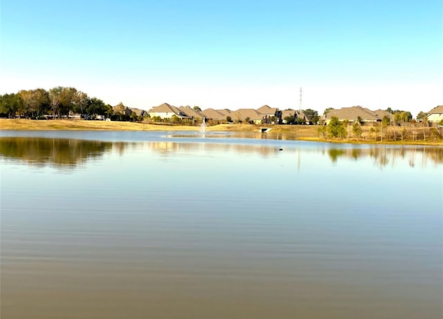 water view featuring a residential view