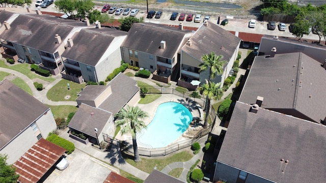 10203 Forum Park Dr Unit 114, Houston, TX 77036 - bird's eye view of a pool
