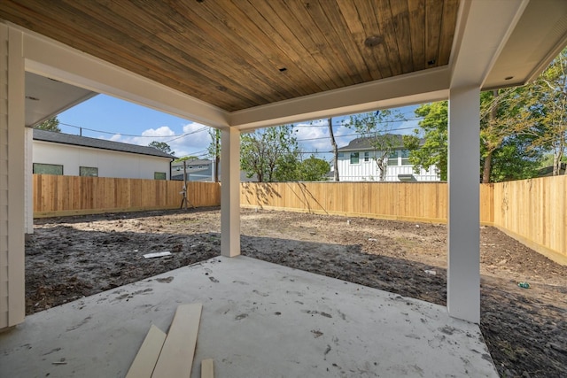 2006 Chantilly Ln, Houston, TX 77018 - view of patio / terrace featuring a fenced backyard