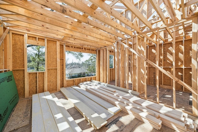 attic featuring plenty of natural light
