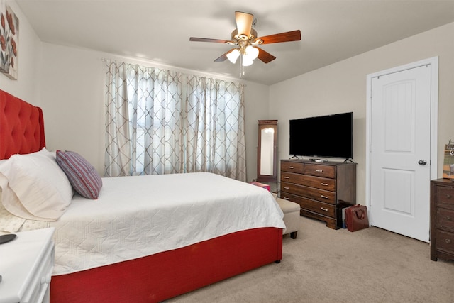 5305 Weeping Bow, Willis, TX 77378 - carpeted bedroom with a ceiling fan