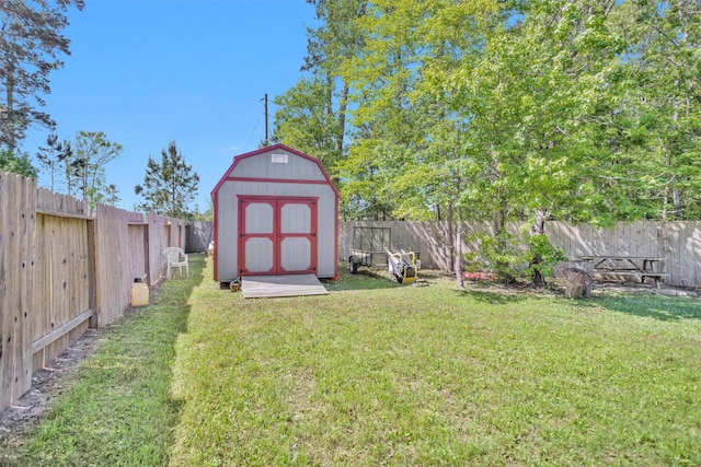 5305 Weeping Bow, Willis, TX 77378 - view of shed with a fenced backyard