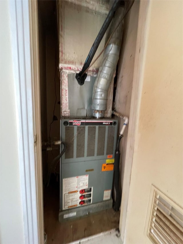 view of utility room